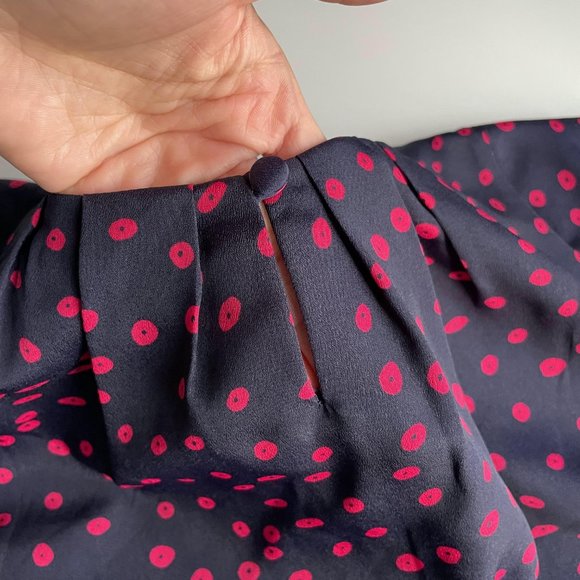 Black G2000 Top with Red Floral Print - Picture 3 of 5